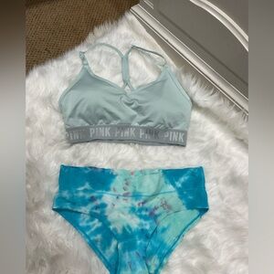 PINK Victoria's Secret Blue Bra Intimates & Set